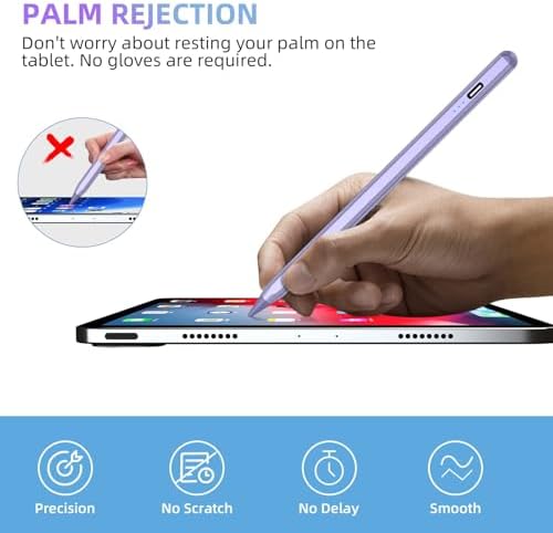 41 t5luzml. ac .jpg Hochpräziser Stift für Android Tablets und Handys (Schwarz) | Neigungsempfindlicher Stylus für Samsung, Huawei, Lenovo,