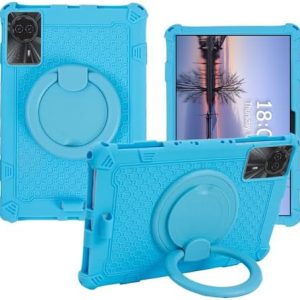 UJJ U7 Newest Android 1|0 Tablet 11 Zoll Stoßfeste Silikonhülle 360 Drehbarer Ständer Blau TABWEE T90 Tablet 11 Zoll S