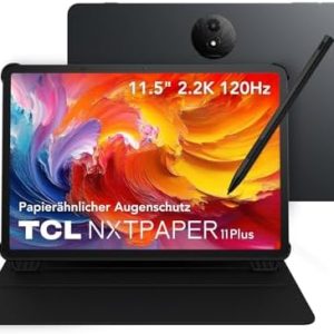 TCL NXTPAPER 11 Plus Tablet für Business-Leser mit Flipcase & T-Pen, 256GB Speicherausdehnung, KI-integriert, 8GB + 8GB