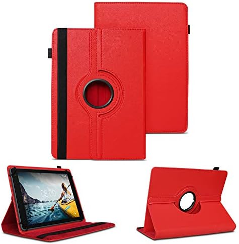 415zmwgngml. ac .jpg Tablet Schutzhülle kompatibel mit Tabwee Tablet T80 / T90 / W90, 360 Grad Drehbar, Standfunktion, schwarze Kunstleder Hü