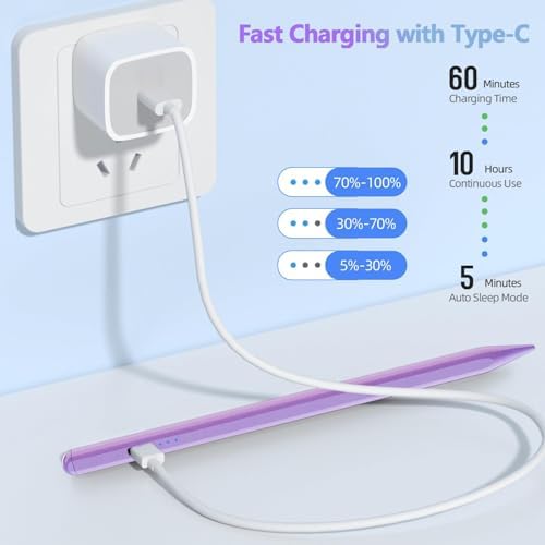 419kfkboo8l. ac .jpg Hochpräziser Stift für Android Tablets und Handys (Schwarz) | Neigungsempfindlicher Stylus für Samsung, Huawei, Lenovo,