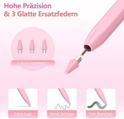 41fevbmvqml. ac .jpg Hochpräziser Stift für Android Tablets und Handys (Schwarz) | Neigungsempfindlicher Stylus für Samsung, Huawei, Lenovo,