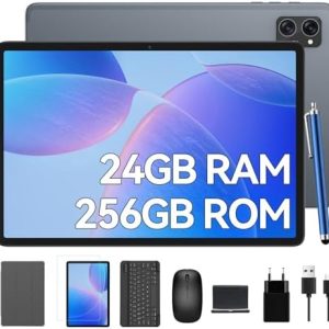 TABWEE T20 Tablet mit Tastatur - 24GB RAM + 256GB ROM - Geschäftsmann - Büro - 5G Fähigkeiten - 10 Zoll - 5000mAh Batter