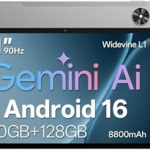 Android 16 System Tablet 11 Zoll mit Hülle und Gemini AI, für professionelle Nutzer, optimal für Arbeit und Unterhaltung