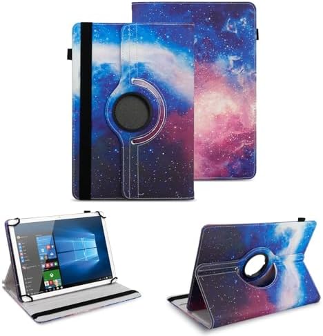 41oqvbsncml. ac .jpg Tablet Schutzhülle kompatibel mit Tabwee Tablet T80 / T90 / W90, 360 Grad Drehbar, Standfunktion, schwarze Kunstleder Hü