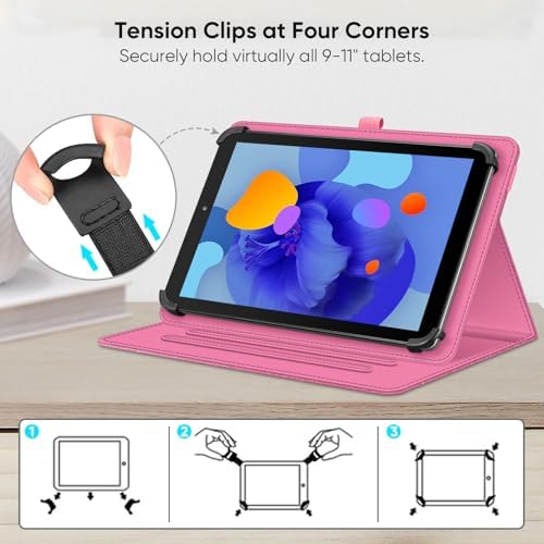 41pggtrx0pl. ac .jpg Fintie Universal Hülle für 9-11" Tablet: Multi-Winkel Design für DOOGEE/Ainmel/Whitedeer/MUISOO/TPZ/SVITOO/DOOGEE U11 Pr