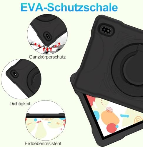 41aerf7ghml. ac .jpg Neueste 10 Zoll Android Tablet 5G WiFi 6 mit 6200mAh - Pädagogische IWawa App + Eva Case - Blue