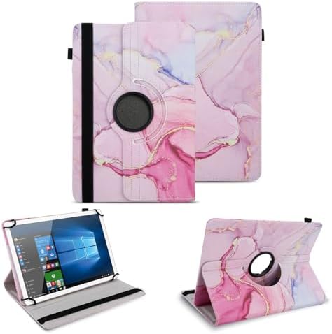 41c7ppegq9l. ac .jpg Tablet Schutzhülle kompatibel mit Tabwee Tablet T80 / T90 / W90, 360 Grad Drehbar, Standfunktion, schwarze Kunstleder Hü