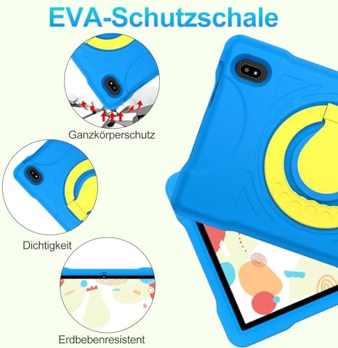 41dw0ubbmzl. ac .jpg Neueste 10 Zoll Android Tablet 5G WiFi 6 mit 6200mAh - Pädagogische IWawa App + Eva Case - Blue