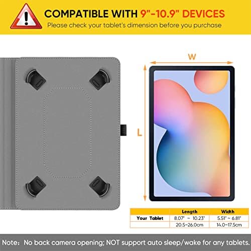 41iotoii l. ac .jpg Fintie Universal Hülle für 9-11" Tablet: Multi-Winkel Design für DOOGEE/Ainmel/Whitedeer/MUISOO/TPZ/SVITOO/DOOGEE U11 Pr