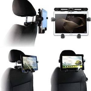 Navitech - Auto tragbare Tablet Kopfstützenhalterung - Kompatibel für Android 15 11 Inch Tablet - Auto-Fahrzeug - Passen
