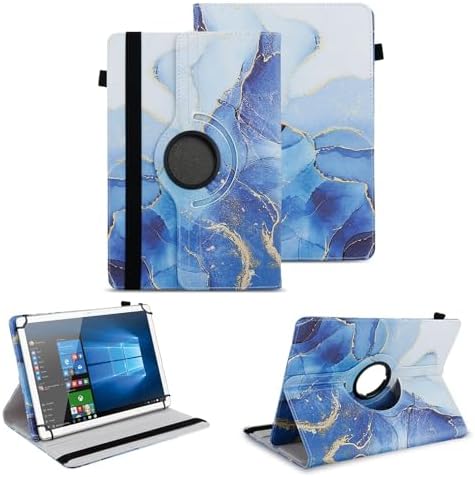 41ne1awfzrl. ac .jpg Tablet Schutzhülle kompatibel mit Tabwee Tablet T80 / T90 / W90, 360 Grad Drehbar, Standfunktion, schwarze Kunstleder Hü