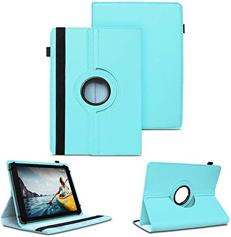 41smo7uklyl. ac .jpg Tablet Schutzhülle kompatibel mit Tabwee Tablet T80 / T90 / W90, 360 Grad Drehbar, Standfunktion, schwarze Kunstleder Hü