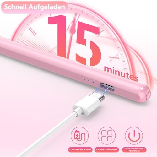 41ueuifxpyl. ac .jpg Hochpräziser Stift für Android Tablets und Handys (Schwarz) | Neigungsempfindlicher Stylus für Samsung, Huawei, Lenovo,