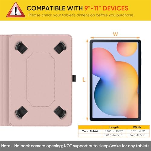 41ukpsd0y5l. ac .jpg Fintie Universal Hülle für 9-11" Tablet: Multi-Winkel Design für DOOGEE/Ainmel/Whitedeer/MUISOO/TPZ/SVITOO/DOOGEE U11 Pr
