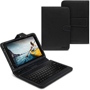 Tastatur Tasche kompatibel für Tabwee T90 / W90 Hülle QWERTZ Deutsches Layout mit Standfunktion USB