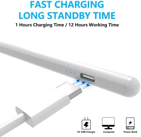 41wgwjapjal. ac .jpg Hochpräziser Stift für Android Tablets und Handys (Schwarz) | Neigungsempfindlicher Stylus für Samsung, Huawei, Lenovo,