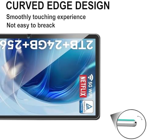 41wwkvwp1zl. ac .jpg TABWEE W90 T90 11 Zoll 2 Stück Schutzfolie 9H Härte Panzerfolie - Anti-Kratzen, Anti-Bläschen, HD Displayschutz
