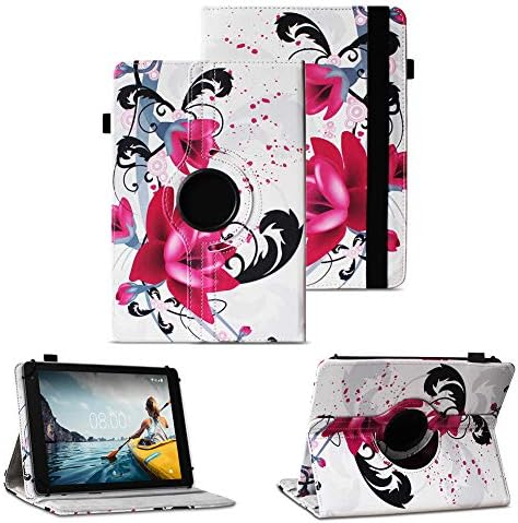 51 qy cxxhl. ac .jpg Tablet Schutzhülle kompatibel mit Tabwee Tablet T80 / T90 / W90, 360 Grad Drehbar, Standfunktion, schwarze Kunstleder Hü