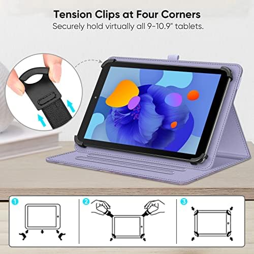 510wul5vl1l. ac .jpg Fintie Universal Hülle für 9-11" Tablet: Multi-Winkel Design für DOOGEE/Ainmel/Whitedeer/MUISOO/TPZ/SVITOO/DOOGEE U11 Pr