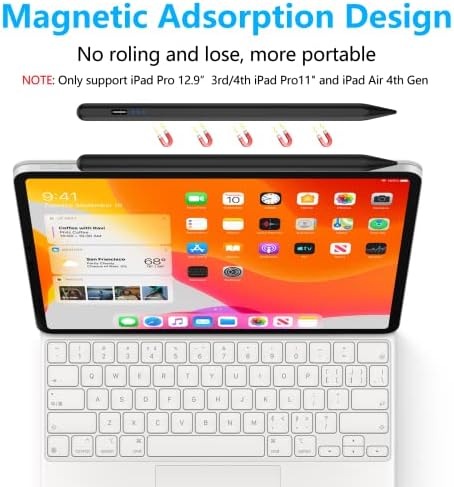 516iaftorgl. ac .jpg Hochpräziser Stift für Android Tablets und Handys (Schwarz) | Neigungsempfindlicher Stylus für Samsung, Huawei, Lenovo,