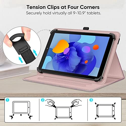 5172yptuecl. ac .jpg Fintie Universal Hülle für 9-11" Tablet: Multi-Winkel Design für DOOGEE/Ainmel/Whitedeer/MUISOO/TPZ/SVITOO/DOOGEE U11 Pr