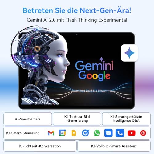 5185dpapzel. ac .jpg TABWEE 2025 5G Tablet 10 Zoll mit 5G WiFi, 6000mAh, 14GB RAM+64GB ROM, Android 15, 6000mAh Akku, Bluetooth5.0, Type-C