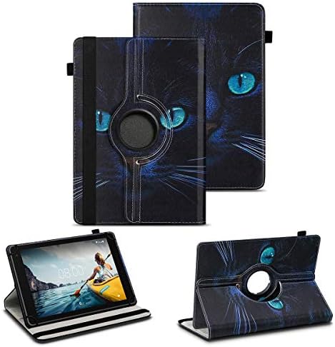 51a xzodqml. ac .jpg Tablet Schutzhülle kompatibel mit Tabwee Tablet T80 / T90 / W90, 360 Grad Drehbar, Standfunktion, schwarze Kunstleder Hü
