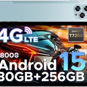 DOOGEE Tab G6 5G Android 15 Tablet 11 Zoll + 30GB RAM + 256GB ROM, 90Hz IPS, 8000mAh Akku, Unisoc T7250 Octa-Core, Widev