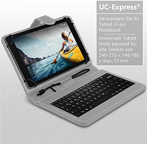 51dkat4lk8s. ac .jpg Tastatur Tasche Kompatibel für Tabwee T90 W90 Hülle QWERTZ Layout USB Schutzhülle | Tastatur Tasche Tabwee T90 W90kompa