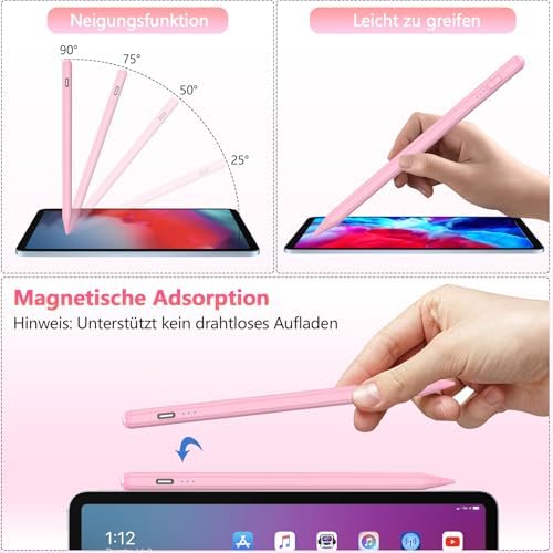 51fdy2fj5l. ac .jpg Hochpräziser Stift für Android Tablets und Handys (Schwarz) | Neigungsempfindlicher Stylus für Samsung, Huawei, Lenovo,