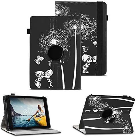 51fjxz7oukl. ac .jpg Tablet Schutzhülle kompatibel mit Tabwee Tablet T80 / T90 / W90, 360 Grad Drehbar, Standfunktion, schwarze Kunstleder Hü