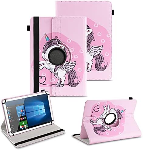 51g1x53bx5s. ac .jpg Tablet Schutzhülle kompatibel mit Tabwee Tablet T80 / T90 / W90, 360 Grad Drehbar, Standfunktion, schwarze Kunstleder Hü