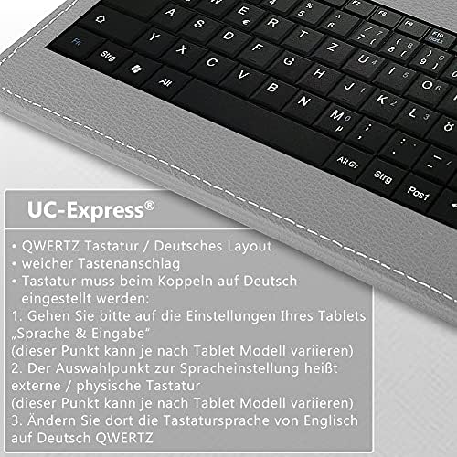51gxhfguk5s. ac .jpg Tastatur Tasche Kompatibel für Tabwee T90 W90 Hülle QWERTZ Layout USB Schutzhülle | Tastatur Tasche Tabwee T90 W90kompa
