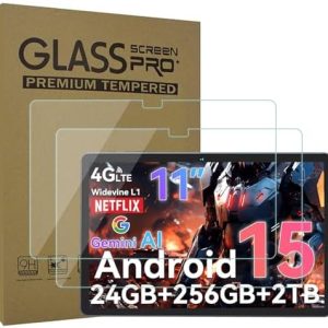 PANZERGLASFolie TABWEE W90/TABWEE T90 9H Härte Anti-Kratzer 2-Stück 11Zoll Displayschutz PANZERGLASFolie TABWEE W90/TAB