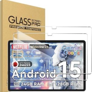 TABWEE W90 T90 11 Zoll 2 Stück Schutzfolie 9H Härte Panzerfolie - Anti-Kratzen, Anti-Bläschen, HD Displayschutz