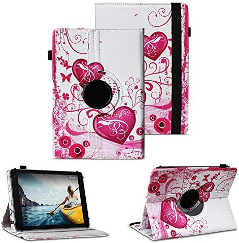 51j5wqtmywl. ac .jpg Tablet Schutzhülle kompatibel mit Tabwee Tablet T80 / T90 / W90, 360 Grad Drehbar, Standfunktion, schwarze Kunstleder Hü