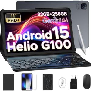 DOOGEE Tab E3 11 Zoll FHD+ 8800mAh 4G LTE + 5G AI Tablet mit Tastatur und Stift für Business- undierzuhause Nutzung