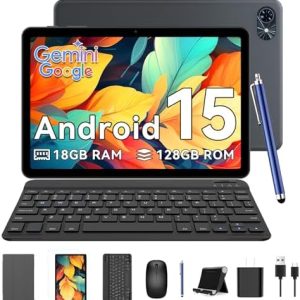 TABWEE T80 5G Tablet 10 Zoll - 18GB RAM+128GB ROM, 6000mAh, 5G WiFi, Face ID, 2 Jahre Garantie (ClimatePartner