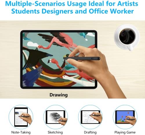 51n2lxy2ehl. ac .jpg Hochpräziser Stift für Android Tablets und Handys (Schwarz) | Neigungsempfindlicher Stylus für Samsung, Huawei, Lenovo,