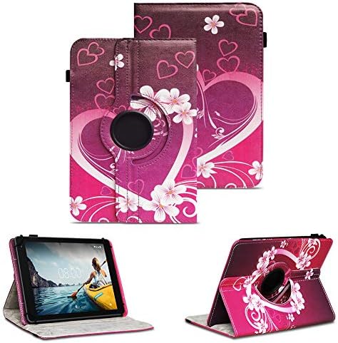 51qtijvvs9l. ac .jpg Tablet Schutzhülle kompatibel mit Tabwee Tablet T80 / T90 / W90, 360 Grad Drehbar, Standfunktion, schwarze Kunstleder Hü