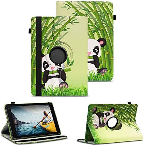 51qtwu9qxal. ac .jpg Tablet Schutzhülle kompatibel mit Tabwee Tablet T80 / T90 / W90, 360 Grad Drehbar, Standfunktion, schwarze Kunstleder Hü