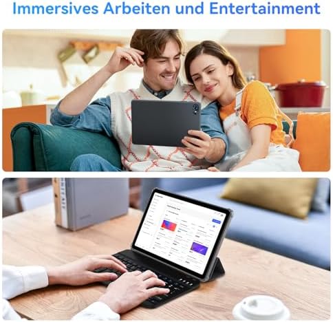 51udkco4fbl. ac .jpg TABWEE T80 5G Tablet 10 Zoll - 18GB RAM+128GB ROM, 6000mAh, 5G WiFi, Face ID, 2 Jahre Garantie (ClimatePartner