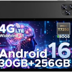 DOOGEE Tab G6 30GB RAM + 256GB ROM 5G WiFi Tablet 13MP Kamera GPS