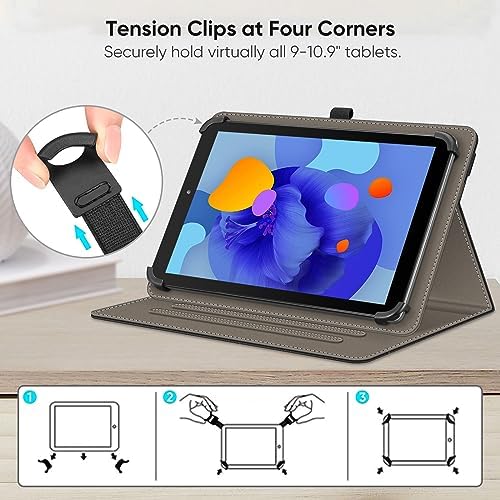 51cqlkbj6cl. ac .jpg Fintie Universal Hülle für 9-11" Tablet: Multi-Winkel Design für DOOGEE/Ainmel/Whitedeer/MUISOO/TPZ/SVITOO/DOOGEE U11 Pr