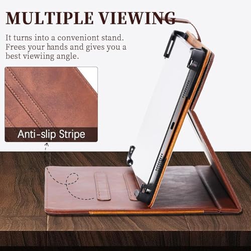 51cpcfpdll. ac .jpg Kompatibel Hülle für TABWEE W90 11-Zoll Tablet - 360-Grad-Drehung und Multi-Viewing-Angeln - PU Leder Stand - Rosa