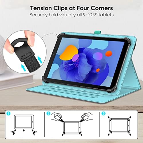 51gqqptikil. ac .jpg Fintie Universal Hülle für 9-11" Tablet: Multi-Winkel Design für DOOGEE/Ainmel/Whitedeer/MUISOO/TPZ/SVITOO/DOOGEE U11 Pr