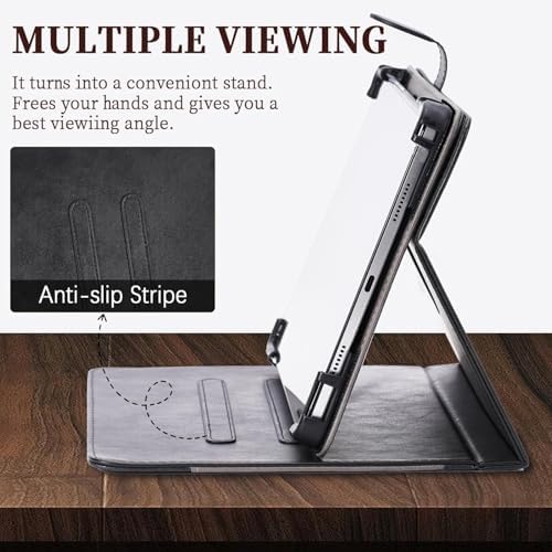 51qq3nnxizl. ac .jpg Kompatibel Hülle für TABWEE W90 11-Zoll Tablet - 360-Grad-Drehung und Multi-Viewing-Angeln - PU Leder Stand - Rosa