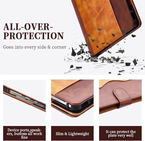 51r43iz01ol. ac .jpg Kompatibel Hülle für TABWEE W90 11-Zoll Tablet - 360-Grad-Drehung und Multi-Viewing-Angeln - PU Leder Stand - Rosa