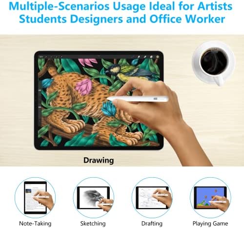51tqts2sgjl. ac .jpg Hochpräziser Stift für Android Tablets und Handys (Schwarz) | Neigungsempfindlicher Stylus für Samsung, Huawei, Lenovo,